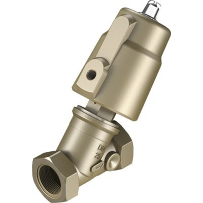 Festo Angle Seat type Pneumatic Actuated Valve, G 1in, 40 bar