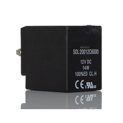 RS PRO 12 V dc Solenoid Valve Coil