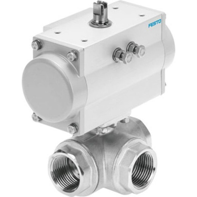 Festo Ball type Pneumatic Actuated Valve 1/2in, 25 bar