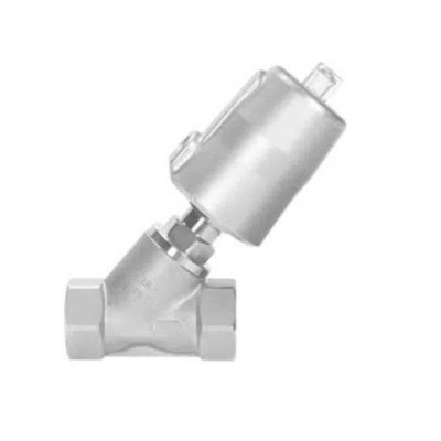 Festo Angle Seat type Pneumatic Actuated Valve, G 1/8in to G 1-1/2in, 10 bar