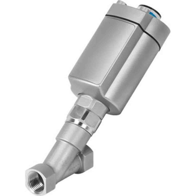 Festo Angle Seat type Pneumatic Actuated Valve, G 1/8in to NPT 3/4in, 30 bar