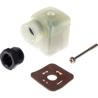 Burkert Solenoid Valve Cable Plug for use with 2518 Solenoid Valve