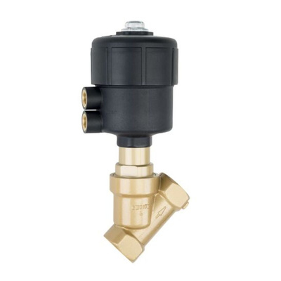 Norgren Angle Seat type Pneumatic Operated Process Valve, G 1 1/4in, 7 bar