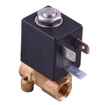 RS PRO Solenoid Valve, 2 port(s) , NC, 24 V, 1/4in