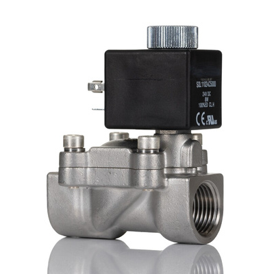 RS PRO Solenoid Valve, 2 port(s) , NO, 24 V, 1/2in