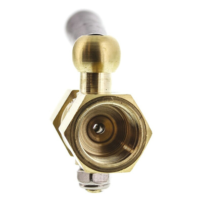 RS PRO Pressure Gauge Cock 3/8 in BSP Female 3/8 in BSP Female
