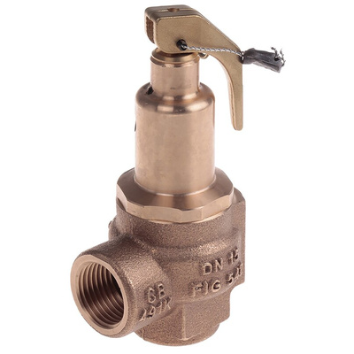 Nabic Valve Safety Products 3bar Pressure Relief Valve With Female BSP 1/2 in BSP Female Connection and a BSP 1/2