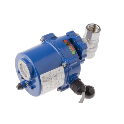 RS PRO Ball type Pneumatic Actuated Valve, BSP 1/2in, 40 bar