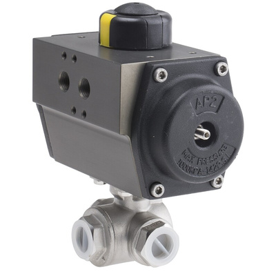 RS PRO Pneumatic Actuated Valve 1/2in, 1000 psi