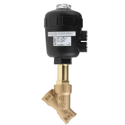 Burkert Angle type Pneumatic Actuated Valve, G 3/4in, 16 bar