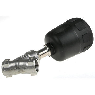 Burkert Angle type Pneumatic Actuated Valve, G 1in, 16 bar