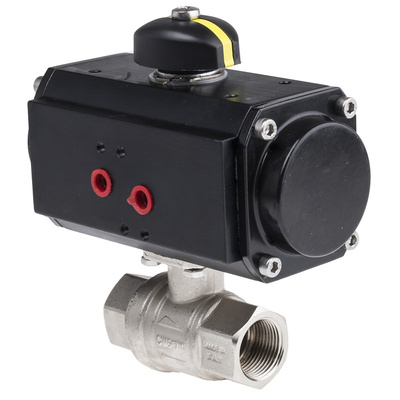 RS PRO Ball Valve type Pneumatic Actuated Valve 3/4in, 10 bar