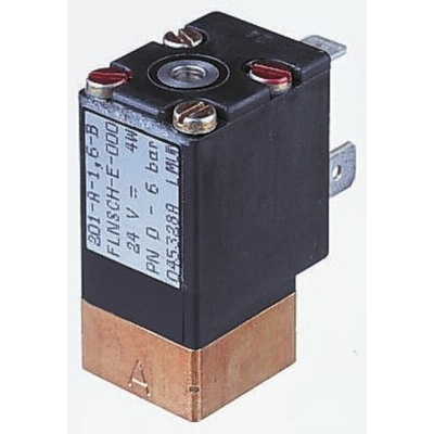 Burkert Solenoid Valve 138054, 2 port(s) , 24 V dc