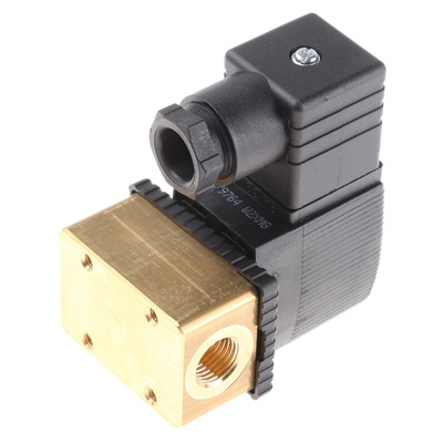 Burkert Solenoid Valve 125303, 2 port(s) , NC, 110 V ac, 1/4in