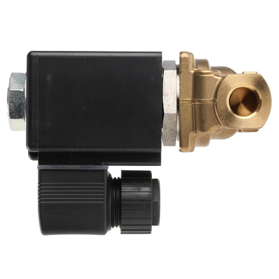 Burkert Solenoid Valve 058796, 2 port(s) , NC, 24 V dc, 1/4in