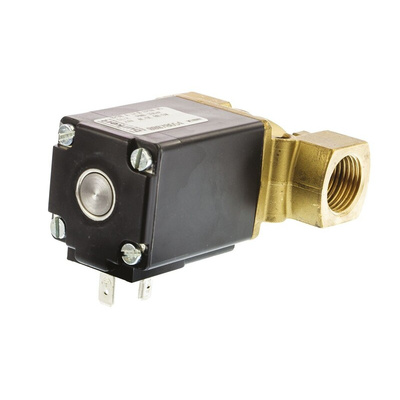 Burkert Solenoid Valve 078654, 2 port(s) , NC, 24 V ac/dc, 1/2in