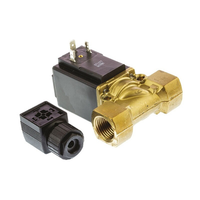 Burkert Solenoid Valve 078654, 2 port(s) , NC, 24 V ac/dc, 1/2in