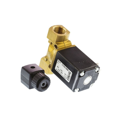 Burkert Solenoid Valve 078655, 2 port(s) , NC, 110 V ac, 1/2in