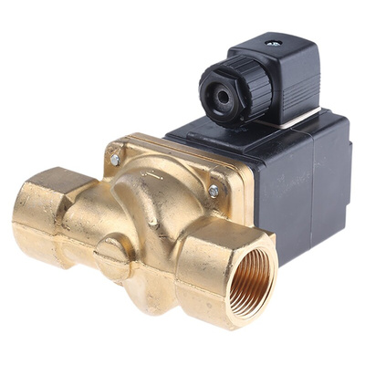 Burkert Solenoid Valve 078724, 2 port(s) , NC, 230 V ac, 3/4in