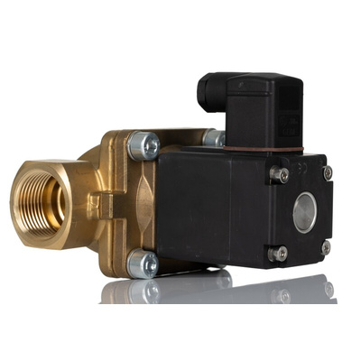 Burkert Solenoid Valve 078663, 2 port(s) , NC, 110 V ac, 1in
