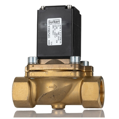 Burkert Solenoid Valve 078663, 2 port(s) , NC, 110 V ac, 1in