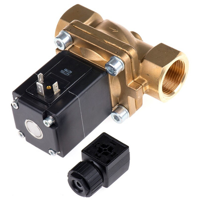 Burkert Solenoid Valve 078725, 2 port(s) , NC, 230 V ac, 1in