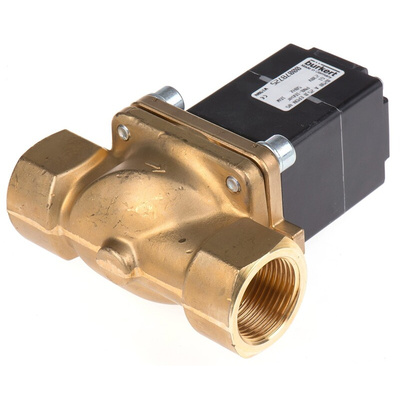 Burkert Solenoid Valve 078725, 2 port(s) , NC, 230 V ac, 1in