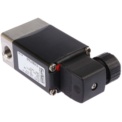 Burkert Solenoid Valve 041037, 3 port(s) , NO/NC, 24 V dc, 1/4in