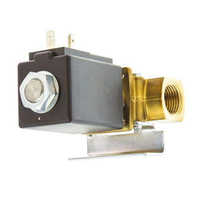 Burkert Solenoid Valve 076551, 2 port(s) , NC, 230 V ac, 1/2in
