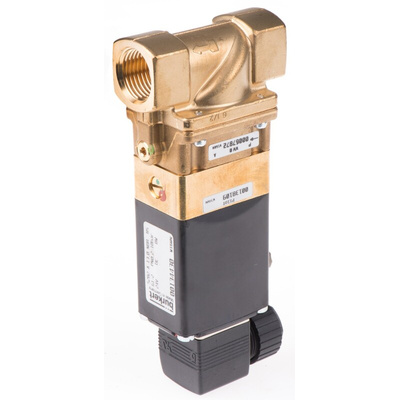Burkert Solenoid Valve 134430, 2 port(s) , NC, 24 V dc, 1/2in