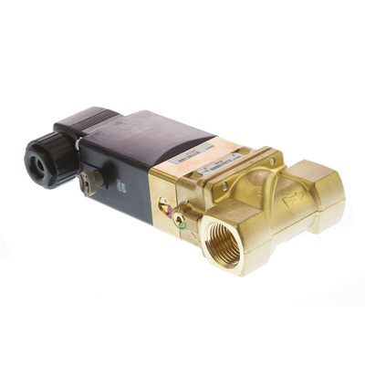 Burkert Solenoid Valve 134433, 2 port(s) , NC, 230 V ac, 1/2in