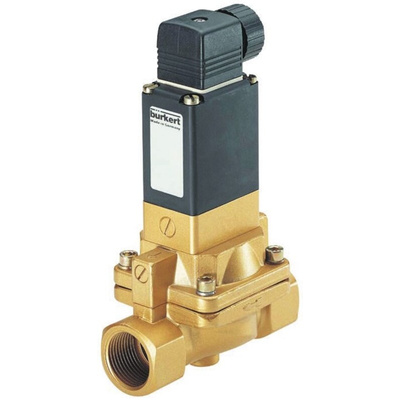 Burkert Solenoid Valve 134437, 2 port(s) , NC, 230 V ac, 3/4in