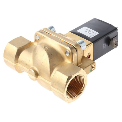 Burkert Solenoid Valve 134441, 2 port(s) , NC, 230 V ac, 1in