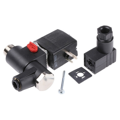 Burkert Solenoid Valve 425285, 3 port(s) , NC, 24 V dc, 1/4in