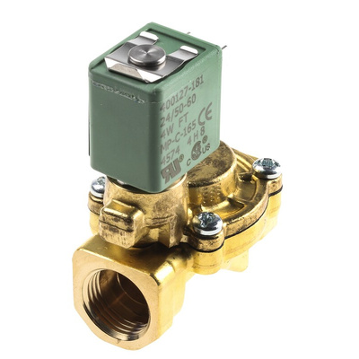 EMERSON – ASCO Solenoid Valve SCE238C002 24/50, 2 port(s) , NC, 24 V ac, 1/2in