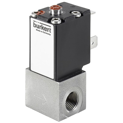 Burkert Proportional Solenoid Valve 238930, 2 port(s) , NC, 24 V dc, 1/8in