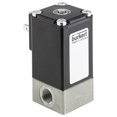 Burkert Proportional Solenoid Valve 239080, 2 port(s) , NC, 24 V dc, 1/4in
