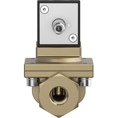 Festo Solenoid Valve MN1H-2-3/8-MS, 2 port(s) , NC, 110/230/24 V, 3/8in