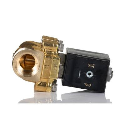 RS PRO Solenoid Valve, 2 port(s) , NC, 24 V, 1/2in