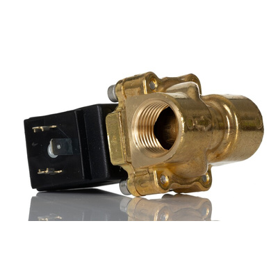 RS PRO Solenoid Valve, 2 port(s) , NC, 24 V, 1/2in