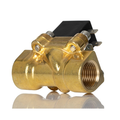 RS PRO Solenoid Valve, 2 port(s) , NC, 24 V, 1/2in