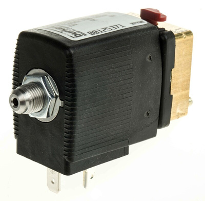 Burkert Solenoid Valve 125371, 3 port(s) , NC, 24 V dc, 1/8in