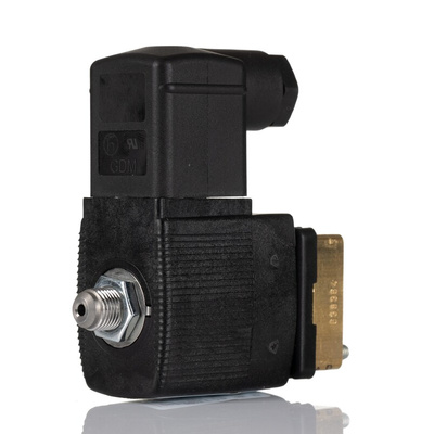 Burkert Solenoid Valve 125367, 3 port(s) , NC, 24 V dc, 1/8in