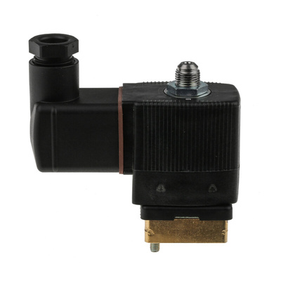 Burkert Solenoid Valve 125368, 3 port(s) , NC, 24 V ac, 1/8in