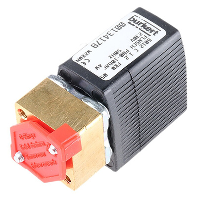 Burkert Solenoid Valve 134178, 3 port(s) , NC, 230 V ac