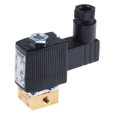 Burkert Solenoid Valve 134087, 2 port(s) , NC, 230 V ac, M5