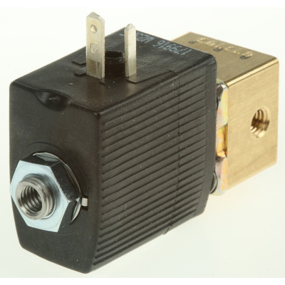 Burkert Solenoid Valve 134143, 3 port(s) , NC, 24 V dc, M5