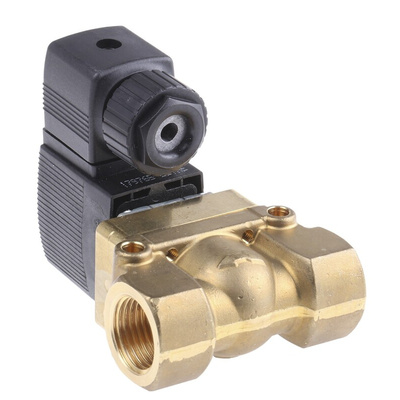 Burkert Solenoid Valve 134593, 2 port(s) , NC, 230 V ac, 1/2in