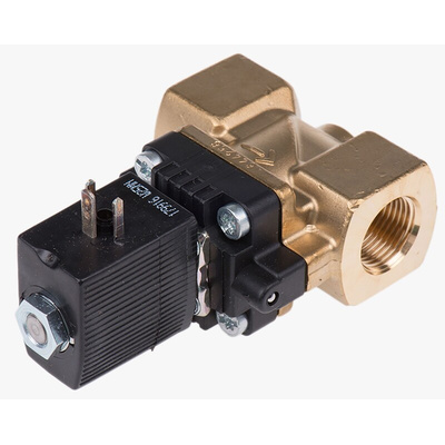 Burkert Solenoid Valve 140843, 2 port(s) , NC, 24 V dc, 3/8in
