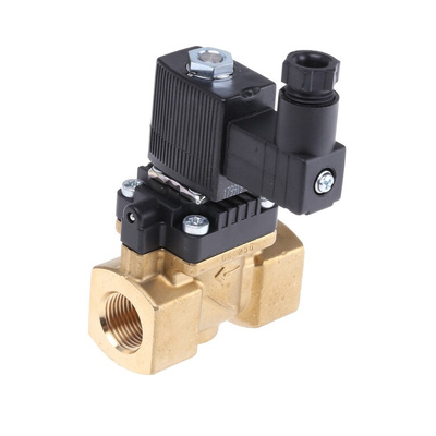 Burkert Solenoid Valve 140846, 2 port(s) , NC, 230 V ac, 3/8in